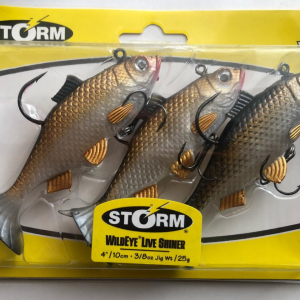 WILDEYE LIVE SHINER STORM – ISCA ARTIFICIAL – 4’/10 CM .3/8OZ JIG WT/25