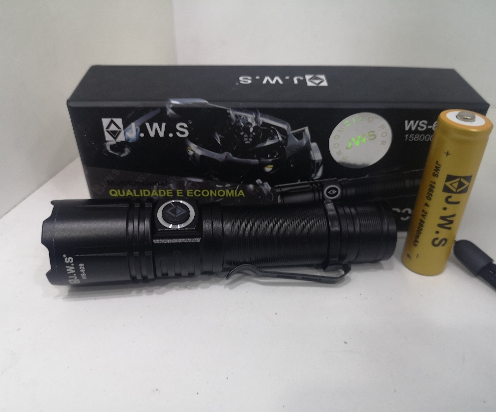 Lanterna Tática Led P90 Tocha Foco Redondo Super potente