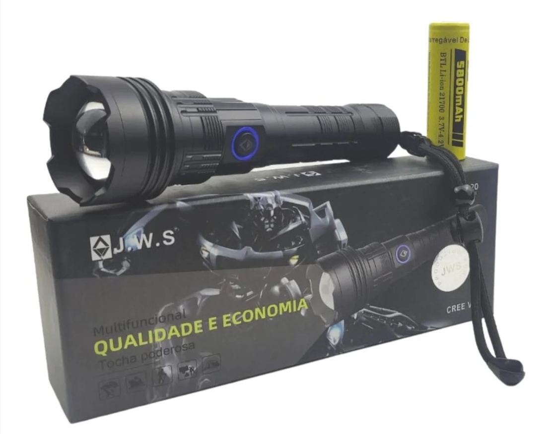 Lanterna Tática Longo Alcance Led Cree V3 800 Metros - Image 3
